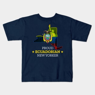 Proud Ecuadorian New Yorker - New York State Kids T-Shirt